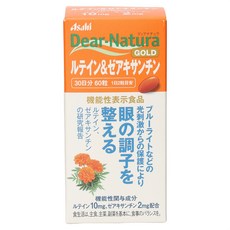 Asahi 朝日 Dear Natura Gold葉黃素&玉米黃素軟膠囊, 1盒, 60顆