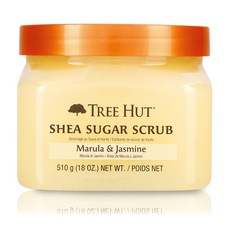 TREE HUT 樹上小屋 乳木果磨砂膏, 馬魯拉和茉莉, 510克, 1入
