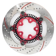 MASA競技車碟 浮動前碟盤 三陽SYM JET SL JET SR 多色, 赤道紅