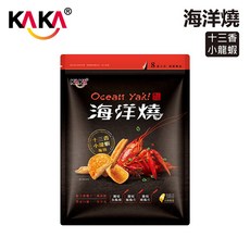 KAKA 海洋燒 210g 十三香小龍蝦風味脆片 (烤蝦 烤魚 烤魷), 詳見包裝, 詳見包裝