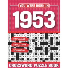 (英文圖書) You Were Born In 1953 Crossword Puzzle Book: Crossword Puzzle Book for Adults and all Puzzle ... 平裝版, Independently Published, 英文