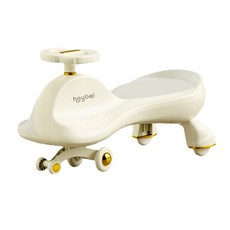 靜音防側翻扭扭車, 白色