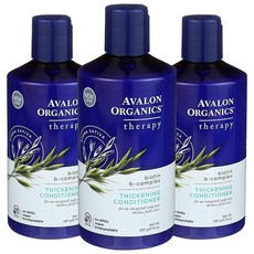 AVALON ORGANICS 湛藍B群健髮精油潤絲精, 3瓶, 397g
