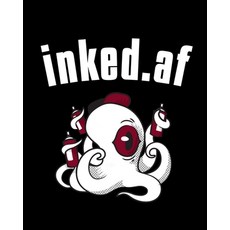 (英文圖書) inked.af: Tatoo Artist Sketch Book - Gift For People With Tatoos - Paperback With Inappropria... 平裝版, Infinit Love, 英文