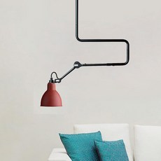 H&R安室家 吸頂伸縮萬能工作壁燈 ZA0035, 紅