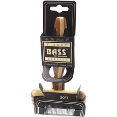 BASS 竹柄寵物毛梳 A-21, 1個