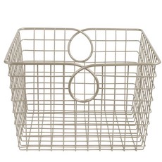 SPECTRUM 淚珠籃廚房儲物籃, 緞面鎳