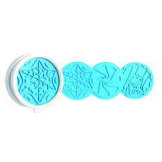 Tovolo 聖誕感餅乾模具 6件組, 1個, 藍色