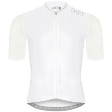 BAISKY百士奇自行車衣男款空力短車衣 潔淨V 白