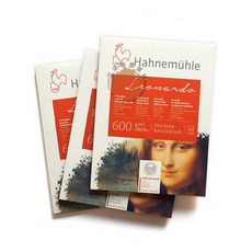 德國 Hahnemuhle 哈內姆勒 Leonardo 600gsm 水彩紙本 - 各種尺寸專業繪畫用紙, 600gsm/粗紋 (10628185)