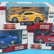 Chevrolet雪佛蘭模型車GM彩繪版 1:38 大黃蜂模型車, 紅色, 藍色, 黃色