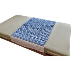 三層防水防漏看護墊 防水墊 嬰兒墊 照護墊 床墊保護墊, 藍, 1套