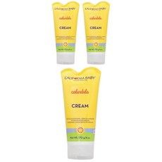 CALIFORNIA BABY 加州寶寶 孩童臉部身體用金盞花乳霜, 3條, 170g