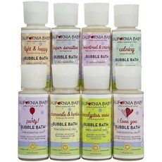 CALIFORNIA BABY 加州寶寶 孩童泡泡沐浴露 8入, 1組, 59ml