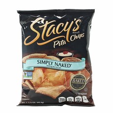 Stasis Pita Chips 簡直是赤裸裸的, 42.5克, 1個