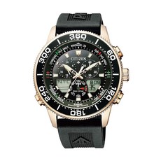 CITIZEN 星辰 PROMASTER 光動能萬年曆手錶 JR4063-12E, 黑色