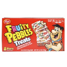 Post Fruity Pebble Treats棉花糖穀物棒, 8入, 22g