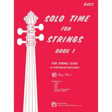 Solo Time for Strings 低音提琴 第1冊, SoloTimeforStrings低音