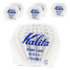 Kalita 袋裝波浪型咖啡濾紙 KWF-185, 6袋, 100張