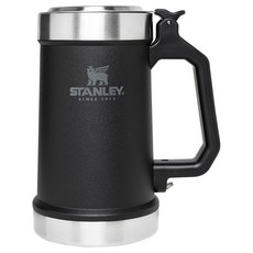 STANLEY 開瓶器染色啤酒杯霧面黑色, 1個