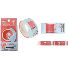 KUTSUWA Rib bon bon 限定款 紙膠帶切割組 (日本), Snoopy-D款, 紅色, 1個