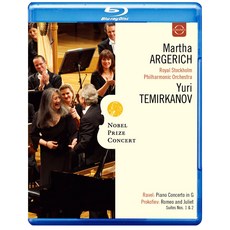 EUROARTS 2009年諾貝爾獎音樂會 (瑪莎·阿格里奇、皇家斯德哥爾摩愛樂樂團), 藍光Blu-ray
