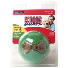 KONG 狗狗藏食玩具潔牙球 L號, 1個, 綠
