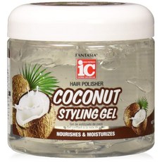 FANTASIA Ic 椰子油髮型定型凝膠, 1個, 453克