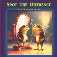 (英文圖書)Spot The Difference Book For Kids Ages 4 To 8 平裝版, Independently Published, 英文
