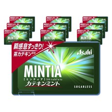 Asahi 朝日 MINTIA兒茶素薄荷糖口含錠 50顆入, 10盒, 7g