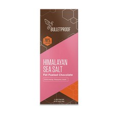 Bulletproof 喜馬拉雅海鹽78%生酮巧克力, 3個, 56g