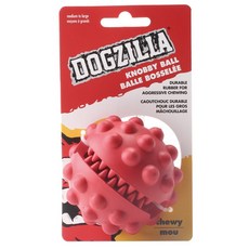 DOGZILLA 蝴蝶狗球玩具 M/L, 1個, 紅色的
