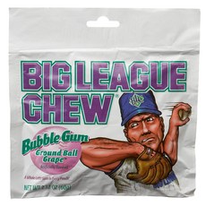BIG LEAGUE CHEW 口香糖 葡萄味, 1包, 60g