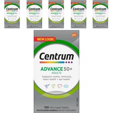Centrum 善存 成人50歲以上適用綜合維他命錠, 6罐, 100顆