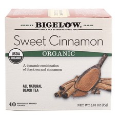 BIGELOW 甜肉桂紅茶 40入, 1個, 85克