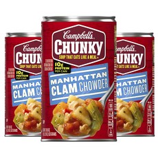 Campbell's 金寶 蛤蜊巧達濃湯罐頭, 3罐, 533g