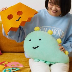 KAKAO FRIENDS JORDY變裝抱枕, 紙袋JORDY(紙袋可取下)