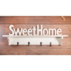 SWEETHOME 擱物架, 白色, 1 Tier