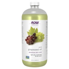 NOW Foods 葡萄籽保濕護膚油 946ml, 1瓶