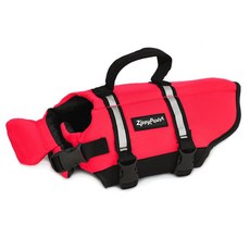 Zippypaws 救生衣狗救生衣, 紅色的
