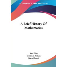 (英文圖書) A Brief History Of Mathematics 平裝版, Kessinger Publishing, 英文