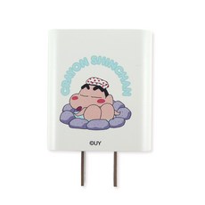 【Miravivi】蠟筆小新直角充電器，可愛造型，安全耐用，多設備適用, 泡溫泉