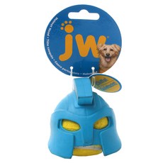 jw 頭盔造型橡膠寵物玩具, 1個, 混色