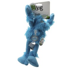 go dog Chew Guard Sasquatch 毛絨玩具, 1個, 藍色