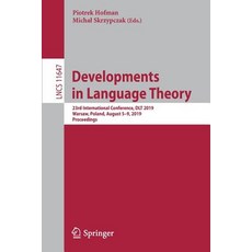 (英文圖書) Developments in Language Theory: 23rd International Conference Dlt 2019 Warsaw Poland Aug... 平裝版, Springer, 英文