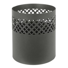 SPECTRUM Diversified Designs 格子圖案模具架 烹飪工具桶, 黑色