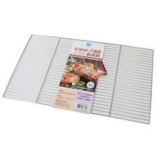正304不銹鋼直線烤肉網 30x48cm BS402 (台灣製造), 1個, W30 x L48 cm
