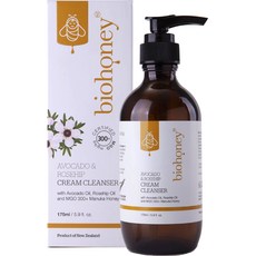 Biohoney 酪梨&玫瑰果霜洗面乳, 1個, 175ml