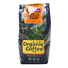 TheOrganicCoffeCo GORILLA低咖啡因咖啡豆, 340克, 研磨咖啡, 未研磨