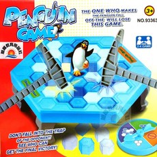 旭陽教育用品社 益智玩具 中型企鵝破冰桌遊 拯救企鵝 敲打企鵝 敲冰磚遊戲 顏色隨機出貨, 詳見包裝